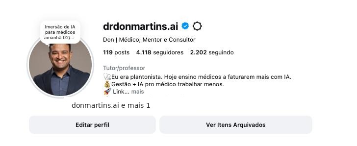 Instagram drdonmartins.ai